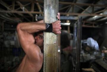 El duro entrenamiento en la Franja de Gaza