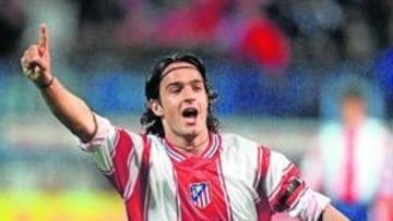 <b>UN GOL. </b>Hugo Leal celebra un gol en un encuentro ante el Barcelona.