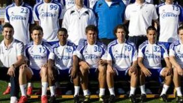 <b>FAMILIA. </b>Los concursantes de Cracks se hicieron ayer la foto oficial.