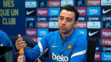 23/04/22 RUEDA DE PRENSA XAVI HERNANDEZ BARCELONA 
