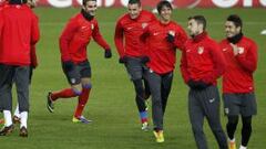 Godín se recupera y Simeone ensaya con el once de gala