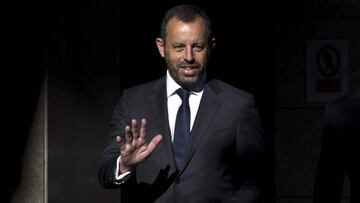El expresidente del Barcelona, Sandro Rosell.