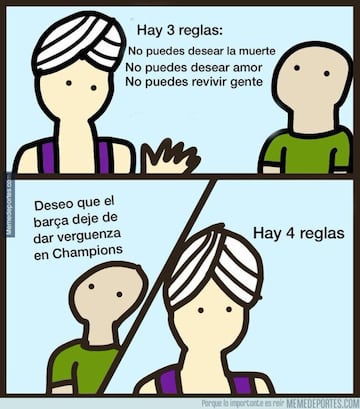 La derrota histórica del Barcelona, protagonista de los memes de la Champions