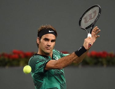 Nishikori, Nadal, Federer and Djokovic advance at Paribas Open
