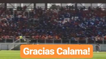 Así agradeció Díaz el apoyo que la Roja recibió en Calama