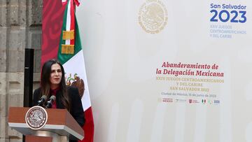 Ana Guevara, directora de la Comisión de Cultura Física y Deporte.