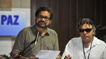 El comendante Iván Márquez de la guerrilla de las FARC.