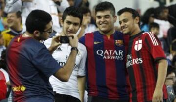 Ambientazo previo al Real Madrid-Milán