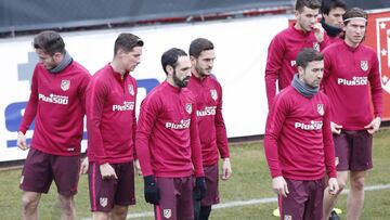 30/01/17
SAUL , TORRES , JUANFRAN , KOKE , GABI , FILIPE LUIS
ENTRENAMIENTO ATLETICO DE MADRID
FUTBOL
GRUPO