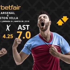 Arsenal vs. Aston Villa: horario, dónde ver, pronósticos y clasificación