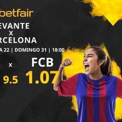 Levante UD Femenino vs. FC Barcelona Femenino: horario, TV, estadísticas, clasificación y pronósticos
