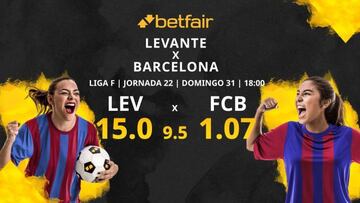 Levante UD Femenino vs. FC Barcelona Femenino: horario, TV, estadísticas, clasificación y pronósticos