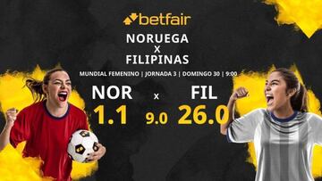 Noruega vs. Filipinas: horario, TV, estadísticas, clasificación y pronósticos del Mundial Femenino 2023