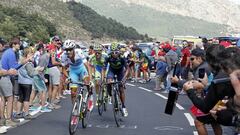 Fabio Aru, Nairo Quintana y Rafal Majka.