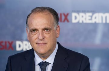 MADRID, SPAIN - JULY 17: Javier Tebas attends 'Six Dreams' premiere at Capitol Cinema on July 17, 2018 in Madrid, Spain. (Photo by Juan Naharro Gimenez/Getty Images)