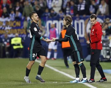 Dani Ceballos fue susituido por Luka Modric.