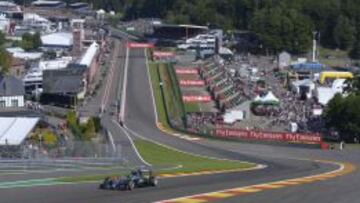 Rosberg, en Spa.