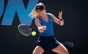 Paula Badossa durante un partido del WTA Finals