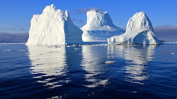 Un iceberg atrapado durante 35 años sale hacia el Atlántico