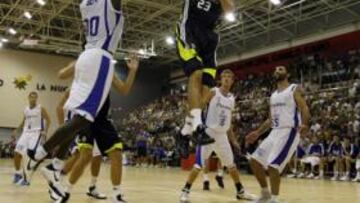 <b>PRETEMPORADA. </b>Llull, que supera a Sow, mostró una condición física mejorada con respecto al Mundial.