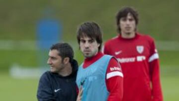 Be&ntilde;at, en el entrenamiento