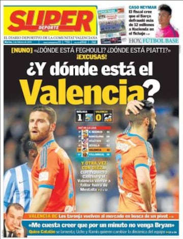 Portadas de la prensa deportiva