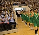 Las dos Coreas se enfrentan en un partido de baloncesto