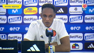 Rueda de prensa de Yerry Mina tras el empate de la Selección Colombia ante Paraguay por Eliminatorias.
