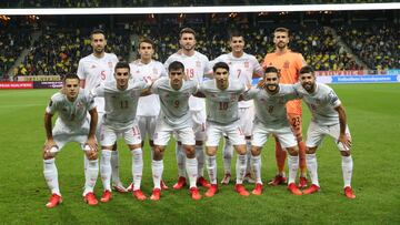 Alineación de España en el partido de clasificaón para el Mundial de Qatar 2022 ante Suecia