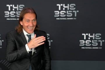 Michel Salgado llega a la ceremonia de los Premios The Best.