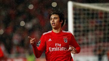 Joao Felix con el Benfica.