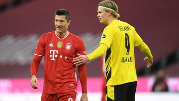 Lewandowski gana el cl¨¢sico alem¨¢n a Haaland, que se lesion¨®