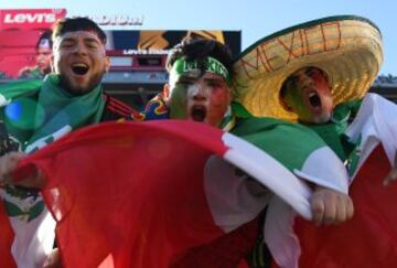 Afición mexicana puso el ambiente en el Levi's Stadium