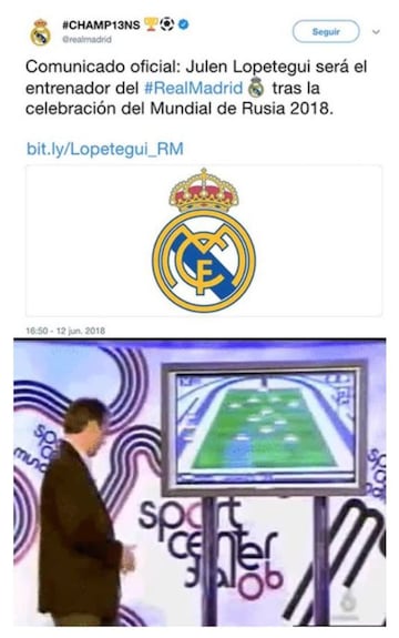 Lopetegui, el nuevo entrenador del Real Madrid, ya tiene sus memes
