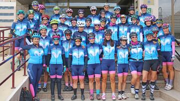 Imagen de una de las quedadas &#039;Women in Bike&#039; impulsadas por la Real Federaci&oacute;n Espa&ntilde;ola de Ciclismo.