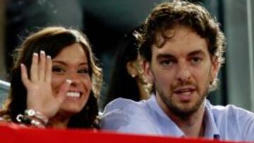 Gasol, ayer en la Caja Mágica.