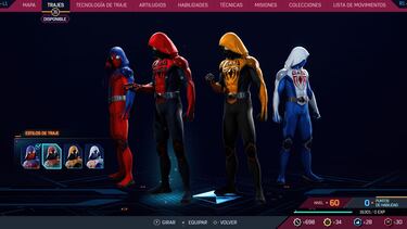 Trajes de Marvel's Spider-Man 2
