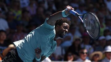 Gael Monfils, en la final de Auckland.