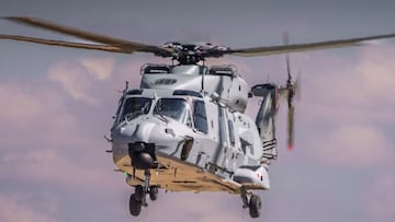 Aterrizan en España los esperados helicópteros equipados para la guerra submarina y ya tienen su primera misión