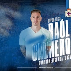 Oficial: Raúl Carnero jugará como cedido en el Deportivo