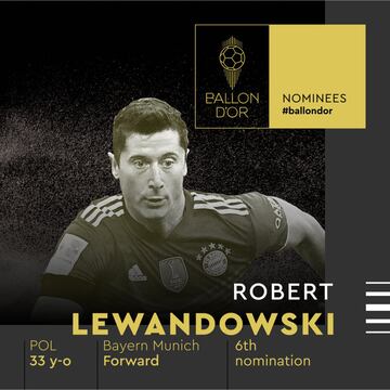 Robert Lewandowski, jugador del Bayern Munich.