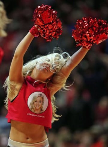 Cheerleader de los Bulls.