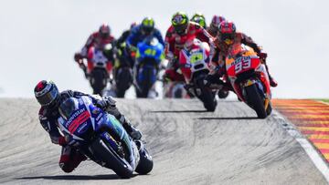 Jorge Lorenzo durante el GP Arag&oacute;n 2015.