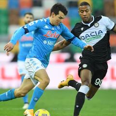 Lozano se lució con golazo y asistencia en la Copa Italia