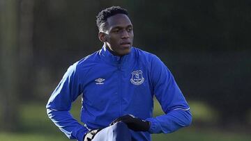 Yerry Mina se recuper&oacute; y vuelve a los trabajos con el Everton. 