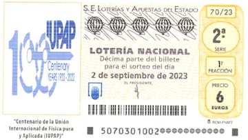 Lotería Nacional: comprobar los resultados del sorteo de hoy, sábado 2 de septiembre