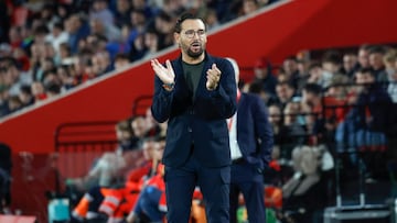 Bordalás, en el partido ante el Mallorca.