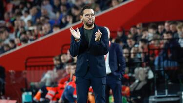 Bordalás, en el partido ante el Mallorca.