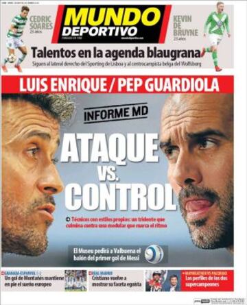 Portadas de la prensa deportiva