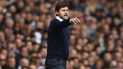 El entrenador argentino, Mauricio Pochettino, durante un partido del Tottenham.